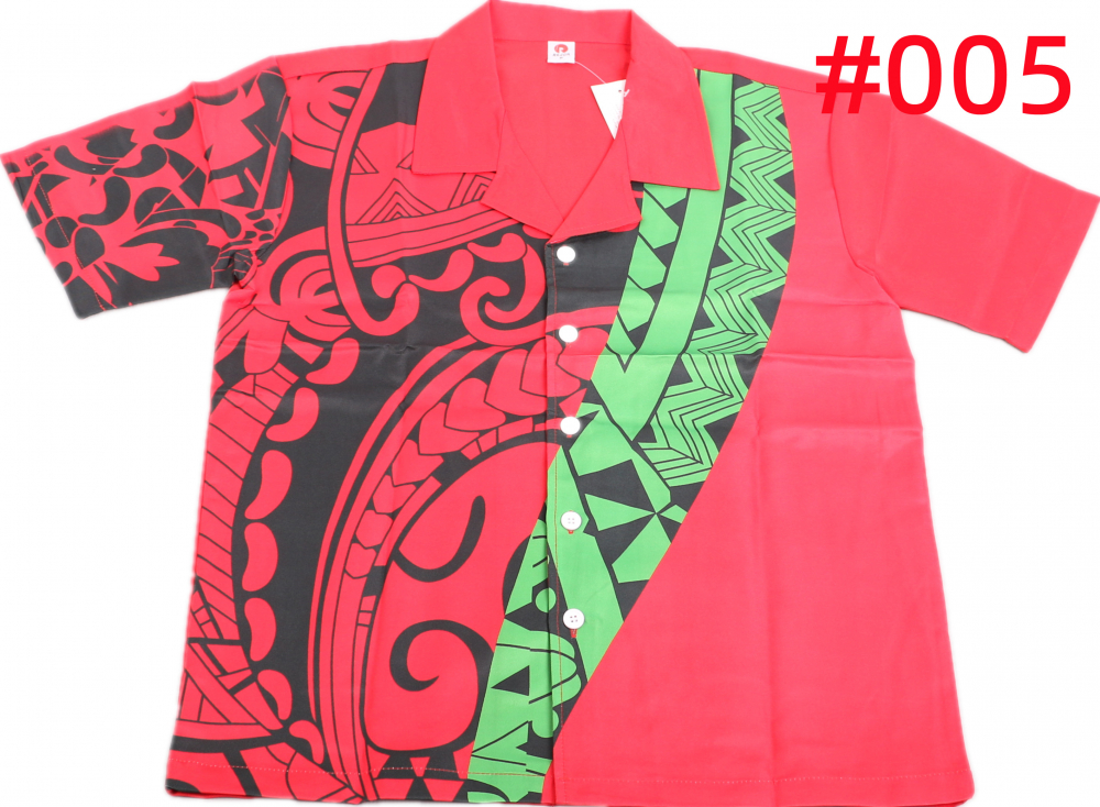 Mens Printed Short  Sleeve Shirt #004