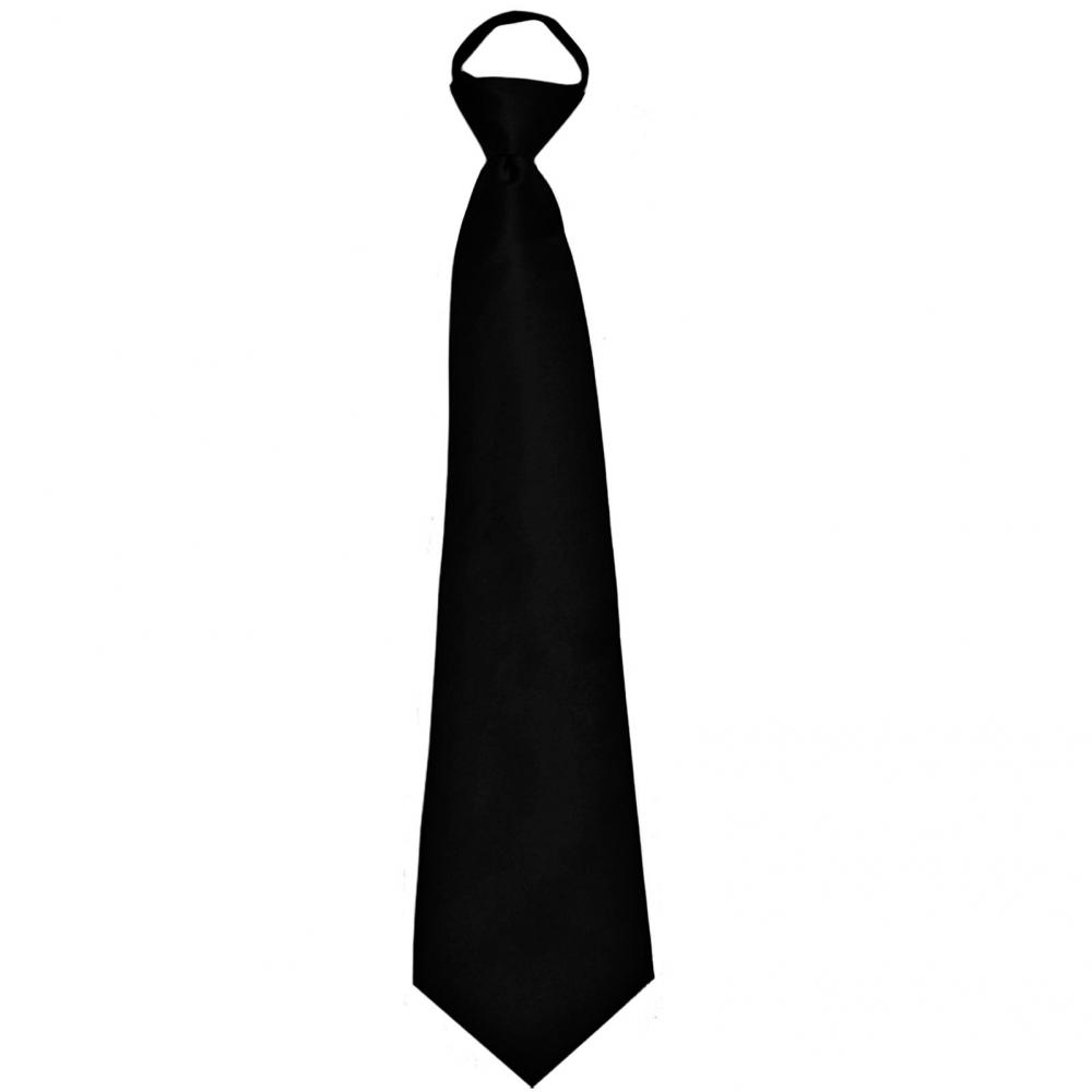 Mens Ready Knot Pre-tied Zipper Neck Tie